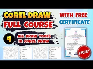 All Draw Tools in Corel Draw - Corel Draw Full Course | Ch - 4