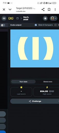 CSS Battles Daily Target 2nd September 2025 Solution | 210 chars | CSS Challenges #cssbattles #css