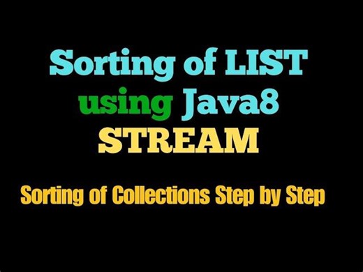 Sorting of List Using Stream API in Java8| An Important Interview Question | Prince Kumar