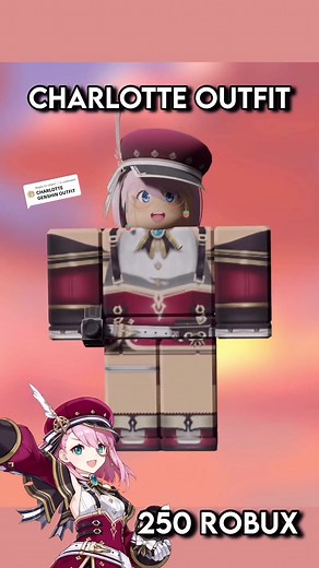 Replying to @cherri ♡ Charlotte (Genshin Impact) Roblox outfit! #roblox #robloxtiktok #robloxoutfits #robloxavatar #fyp #anime #genshin #genshinimpact #charlotte #furina #fontaine