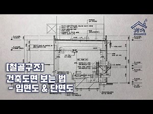 [Steel Structure] How to Read Architectural Drawings - Entrance and Cross-section Drawings