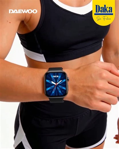 Tiendas Daka on Instagram: "El aliado perfecto para tu rutina 🤩 El Smartwatch marca Daewoo, ofrece elegancia y precisión con pantalla AMOLED y resistencia. También puedes disfrutar de la mejor música con los audífonos Decibel: inalámbricos, con cancelación de ruido y batería de larga duración. Las mejores marcas viene D’AKA 💛 #tiendasdaka #venezuela #séfeliz"