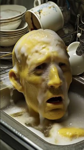 Cursed AI Head Wash: Horrifying ASMR & Unsettling Animations 😱🧼