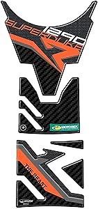 labelbike - 3D Sticker Motorcycle Fuel Tank Pad Protection and Decoration in Resin Compatible with KTM 1290 Super Duke R 2020-2022