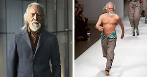 87-Year-Old "China's Hottest Grandpa" Stuns the World by Walking the Runway Shirtless