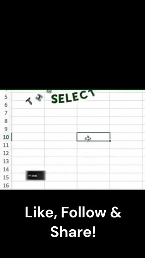 Quick Excel Tip - Selecting Entire Row #tipsandtricks #Excel #msexceltips #How #reelsvideo #reeltutorial #Subscribe #subscription #MSOfficeTutorial #reelsoftheday #tutorials #ProductivityTools #reelstutorial #dataanalytics | Technoconnectph