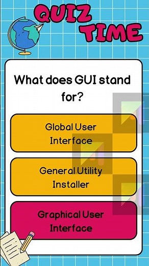 What Does GUI Stand For? | Tech Quiz Shorts 🔥 #techfacts #shorts