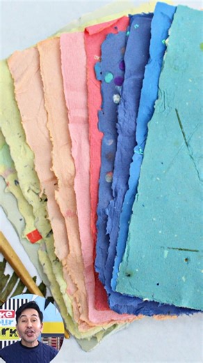 Handmade Paper with Scrap Paper