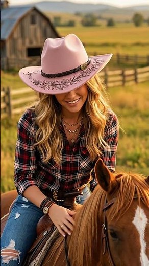 Custom Birth Flower & Name For Her, Cowgirls, Western Style | Personalized Cowboy Hat