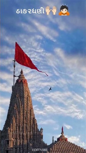 DWARKADHISH STATUS EDITVIBE WHATSAPP STATUS 🦚#thakar #shreekrishna #dwarka #shorts