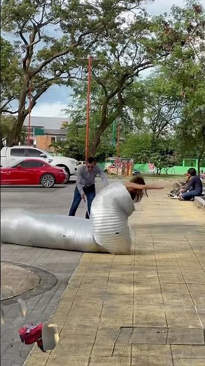 🐛 Mystery Blind Man Worm Prank Has Everyone Freaking Out! 😂😳 #prank #humor