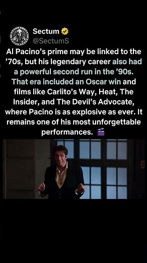 The Devil’s Advocate (1997) — Al Pacino’s Explosive ’90s Run