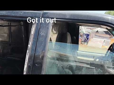 2000 Chevy Astro glass window to sheet metal