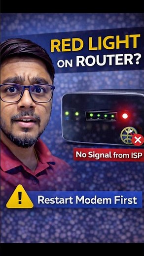 Red Light on Router? No Internet Fix