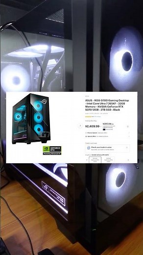 Can I Build This ASUS ROG Gaming Desktop for Less? #gamingsetup