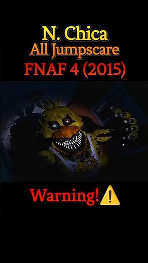N. CHICA – ALL JUMPSCARES 😱 #fnaf #chica