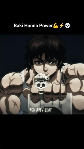 Baki hanma Strength 🥶💀 #foryou #animeedit #bakihanma #baki #fyp #foryoupage #yujirohanma