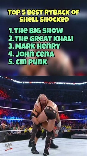 139K views · 3.4K reactions | TOP 5 Best Ryback of Shell Shocked #prowrestling #mondaynightraw #fridaynightsmackdown #wweraw #wwesmackdown | Santizap E | Facebook