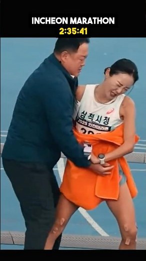 2:35:41 Drama at the finish line of Incheon Marathon