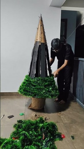 Easy DIY Christmas Tree Making at Home with Kids !