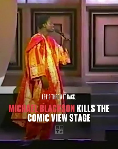 From stand up to the big screen, Michael Blackson has always been fun. Let's throw it back to the Comic View stage where it all started. Tune in TONIGHT 10/9c for laughs on the #MichaelBlacksonShow on BET!