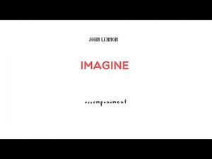 John Lennon IMAGINE /accompaniment,play along,orchestral backing track