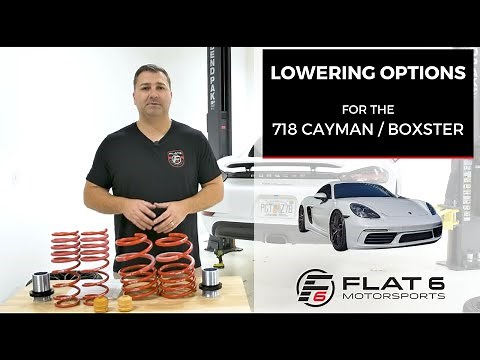 Lowering Options For The 718 Cayman & Boxster