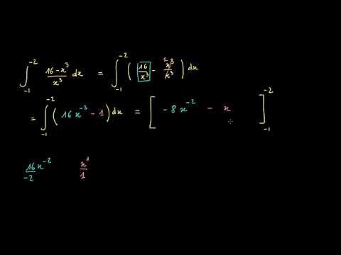 Intégrale définie d'une fonction rationnelle