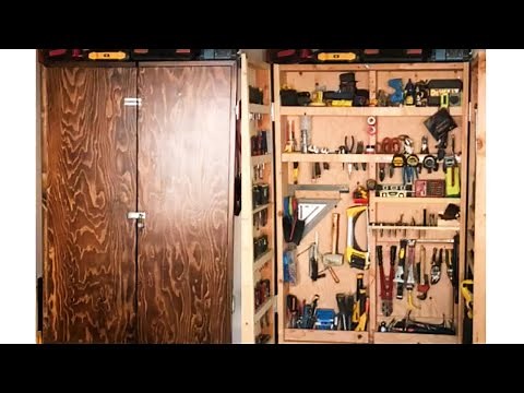 How to Make a DIY Tool Cabinet That's SUPER EASY