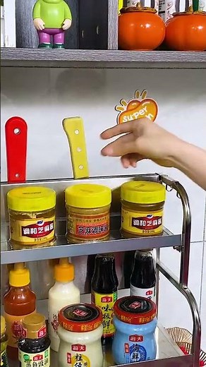 Stainless Steel Spice Rack for Small Kitchens | Smart Space-Saving Storage Solution