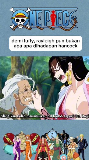 66K views · 1K reactions | demi luffy, rayleigh bukan apa apa buat hancock #SorotanPublik #onepiece #anime | Shinta Mauren | Facebook