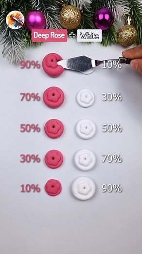 182K views · 317 reactions | Deep Rose Vs White Satisfying color mixing clay Ep 747 #colorixing #clay #colors #shorts | Painting Concept | Facebook