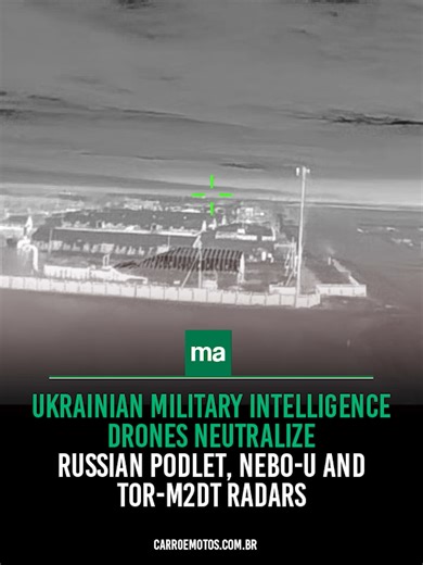 Ukrainian Military Intelligence Drones Neutralize Russian Podlet, Nebo-U and Tor-M2DT Radars The special unit “Ghosts,” affiliated with the Main Directorate of Intelligence of the Ministry of Defense of Ukraine, carried out a new series of strikes against Russian air defense systems along the entire line of contact. According to information released by the Directorate itself, the attacks were conducted using high-precision unmanned systems, focusing on neutralizing radars and anti-aircraft equip