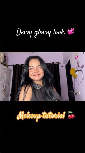 Dewy makeup tutorial 🍒 shorts #shortsfeed #youtubeshorts #makeup #fyp #explore