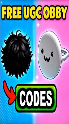 *NEW* CODES FOR FREE UGC OBBY (AFK OR PLAY) ROBLOX 2026
