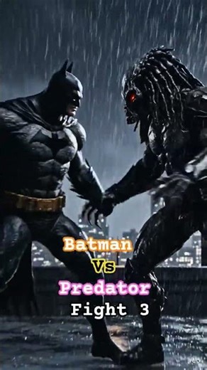 What If Batman Fought Predator? Epic Battle! #ytshorts, #shortsfeed, #shorts, #batman, #predator