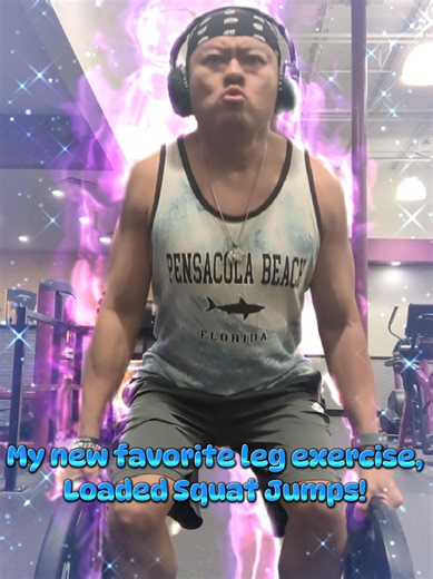 I'm gonna start doing workout videos and this is my first. I wanted to show y'all my new favorite leg exercise, Loaded Squat Jumps! #squatjumps #workout #gym #gymmotivation #legday