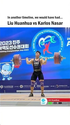 In another timeline, we would have had… Liu Huanhua vs Karlos Nasar