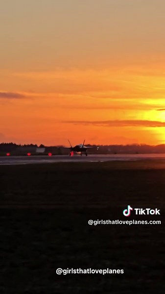 F-35 Sunset Takeoff at RAF Lakenheath
