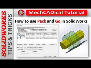 How to use Pack and Go option in SolidWorks