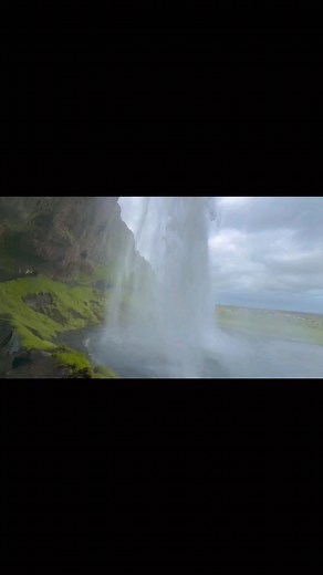You will be amazed to see the beauty behind the fountain . Seljalandsfoss #iceland #visiticeland | Papiya Sharmin