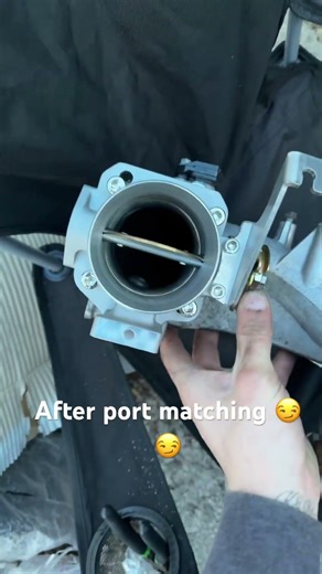 Port matching rbc intake for 72mm throttle body K-tuned #ktuned part 2 after