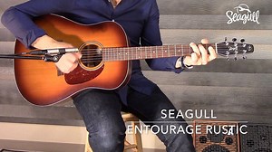 3.4K views · 135 reactions | Here’s a demo showing the versatility of the Seagull Entourage Series. The Seagull Entourage Rustic is an extremely warm-sounding dreadnought with a comfortable neck, solid cedar top and a gorgeous, Rustic Burst semi-gloss finish. | Godin Guitars (OFFICIAL) | Facebook