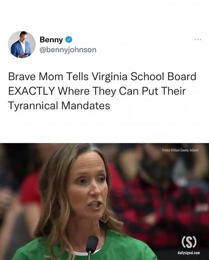 341K views · 31K reactions | Brave Mom Stands Up to Tyrannical Mandates! This was EPIC! @Benny Johnson | Donald Trump Jr. | Facebook
