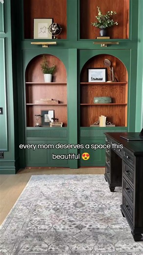 This custom bookcase wall unit transforms a busy family home into a calm, organized space. Designed with YOU in mind, these built-in shelves add beautiful storage and create a peaceful, clutter-free room.