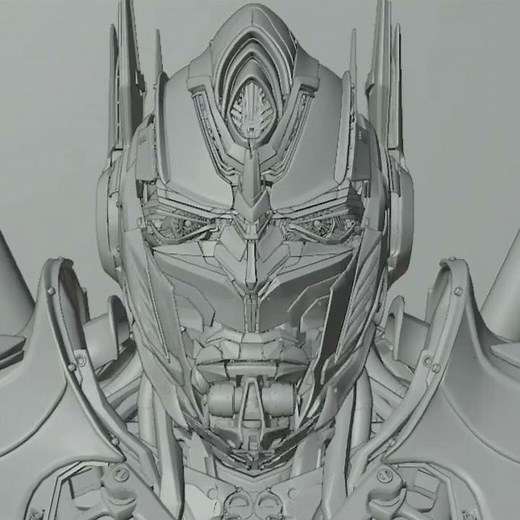 Optimus prime battle mask animation (blender 2.9)