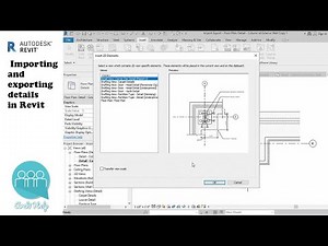 Importing and exporting details in Revit