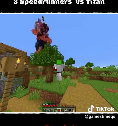 3 Speedrunners Challenge a Titan in Minecraft