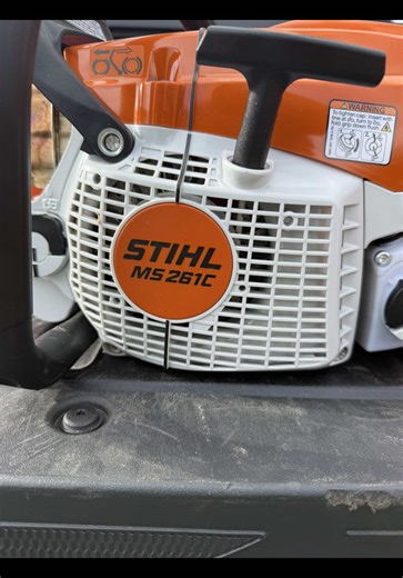 Giving the new chainsaw a quick ride for break-in . Can’t have enough saws on the farm . Race ready #rollingspringsranch #centralkentucky #homestead #farmlife #stihl