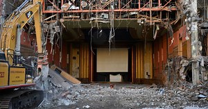 Demolition reveals the interior of the long-closed 4th Avenue Theatre
